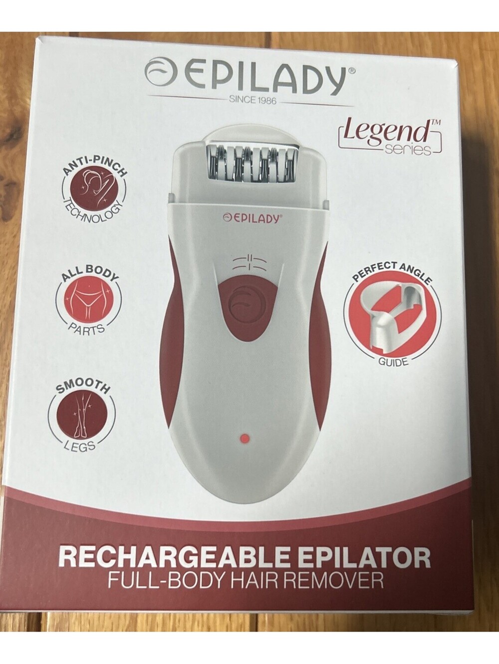 EPILADY Epilator Hair Removal Device, 2-Speed Bikini Trimmer NEW SEALED Cordless
